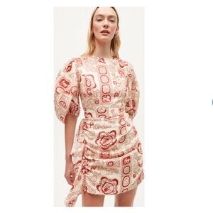 Rhode Pia Linen Mini Dress
